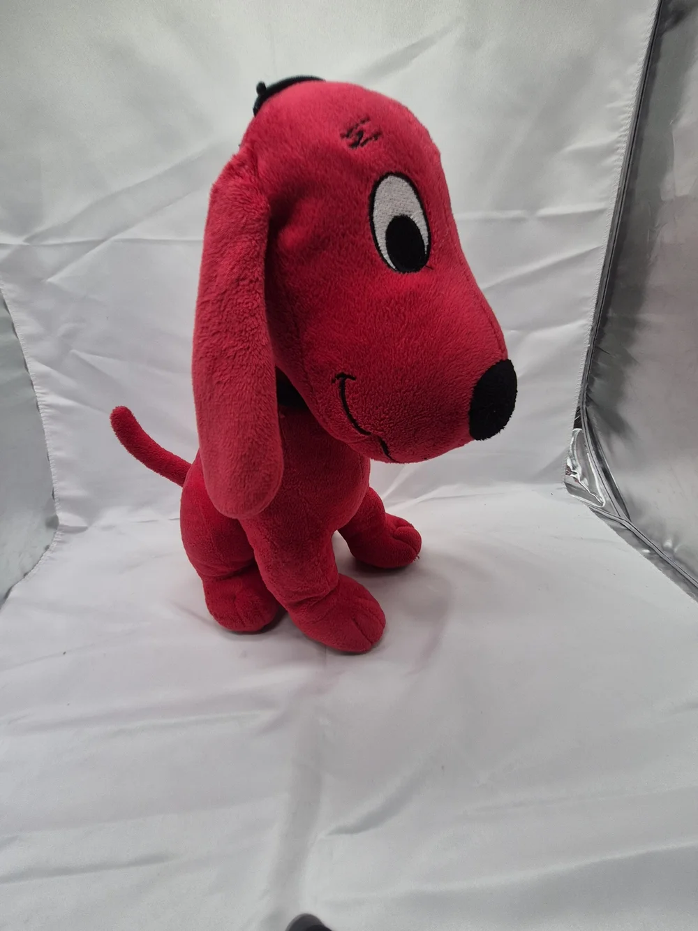 Red Plush Dog Toy - Soft Pet Plushie